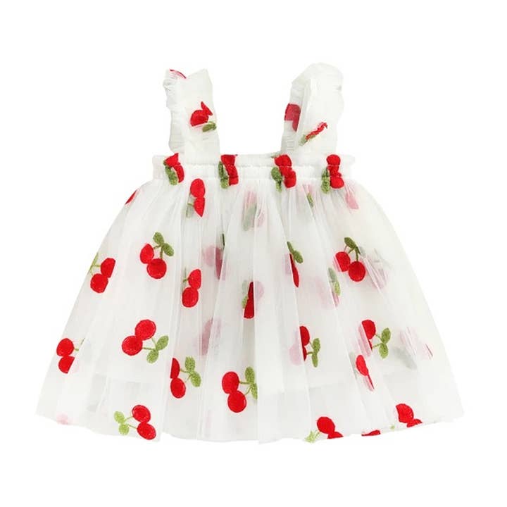 Fennco Styles - Wholesale Dress - Kids - Embroidery Mesh Tulle Girl Dress
