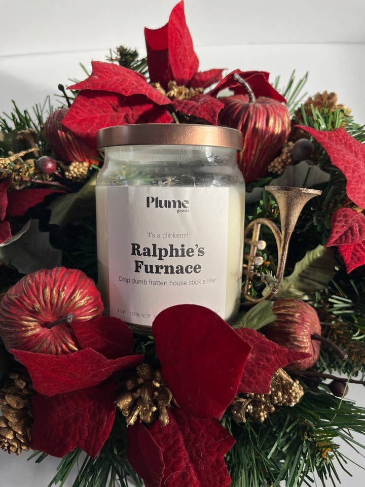Fornalha do Ralphie - Vela de Soja de Natal por atacado de Plume Goods