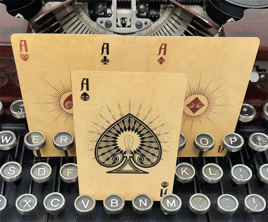 Collectible Playing Cards - Vente Jeu de cartes - Jeu de cartes Bicycle Turn of the Century (électricité)5