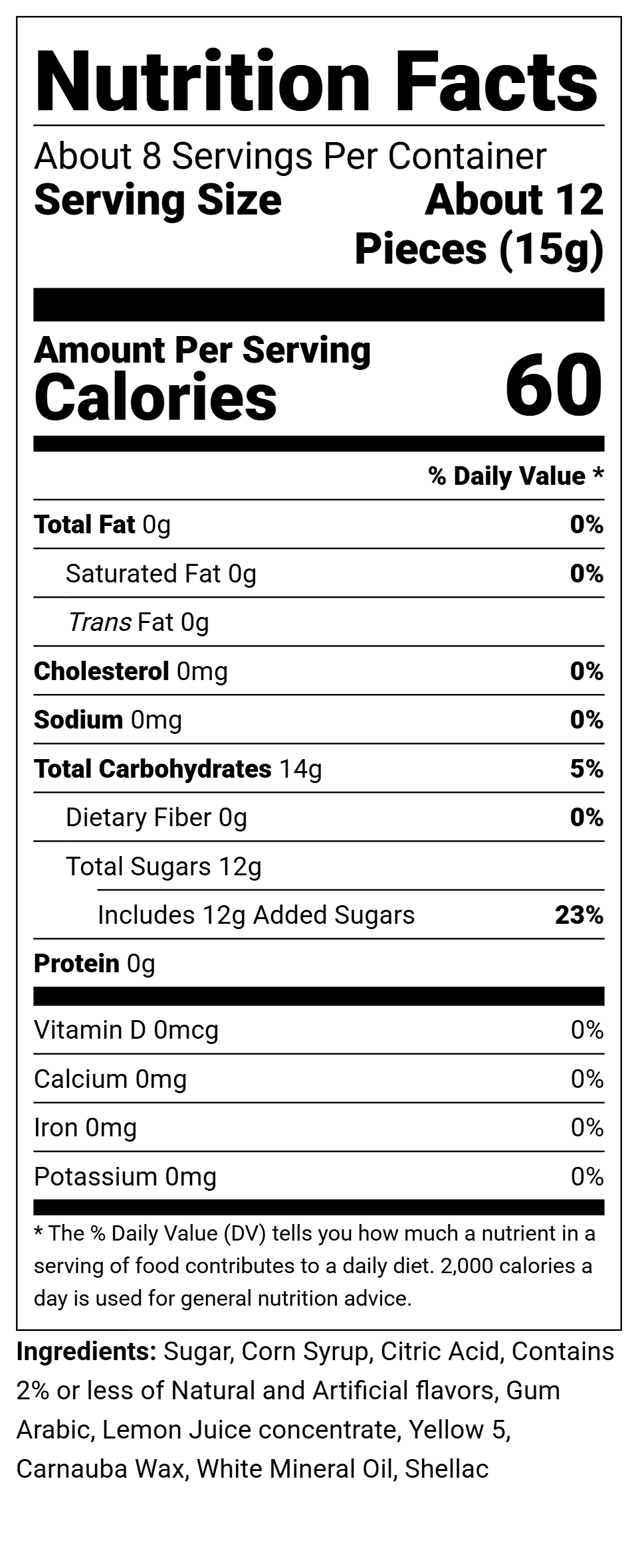 The Freeze Dried Candy Store - Wholesale Hard Candy - Lemon Crunchies3
