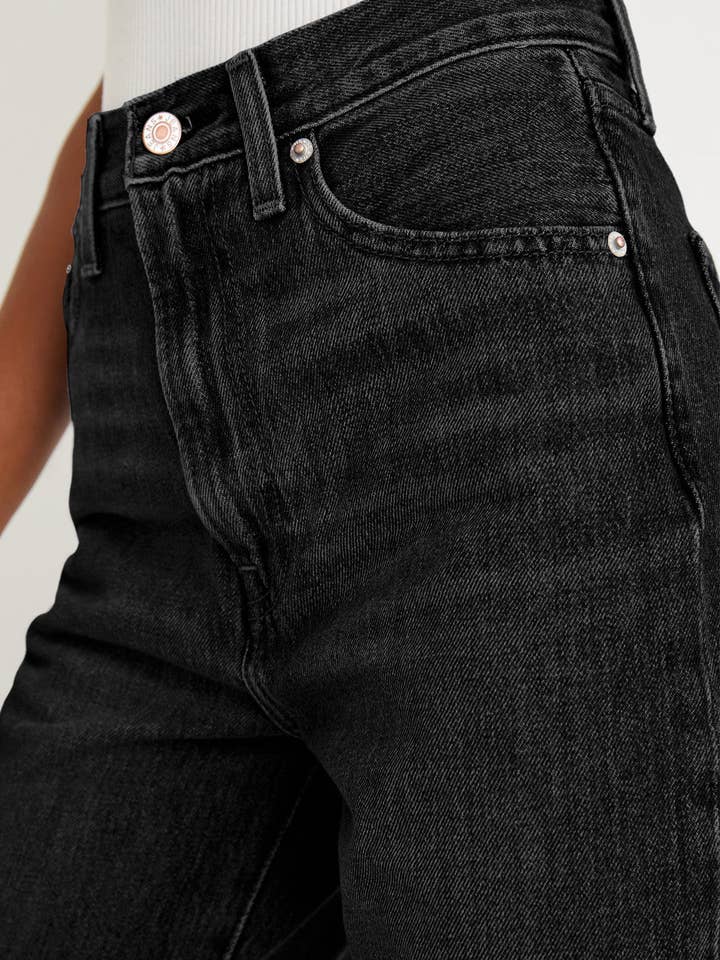 Lovesoft - Venta al por mayor Vaqueros - Mujer - Vaqueros de pierna recta suelta de cintura alta en bruto6