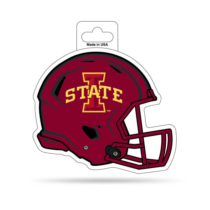 NCAA Iowa State Cyclones Shape Cut Helmet Decal for wholesale by Rico Industries