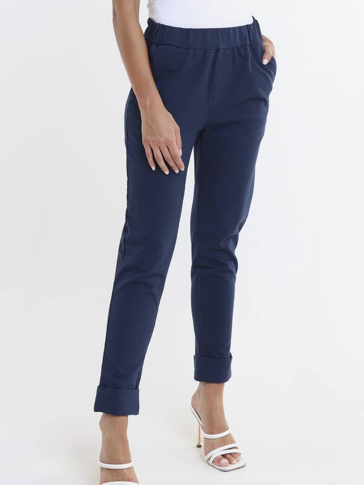 TINA Stephens Italy/Tees By Tina - Wholesale Pants - Women's - Tamara French Terry Jogger (PL193)