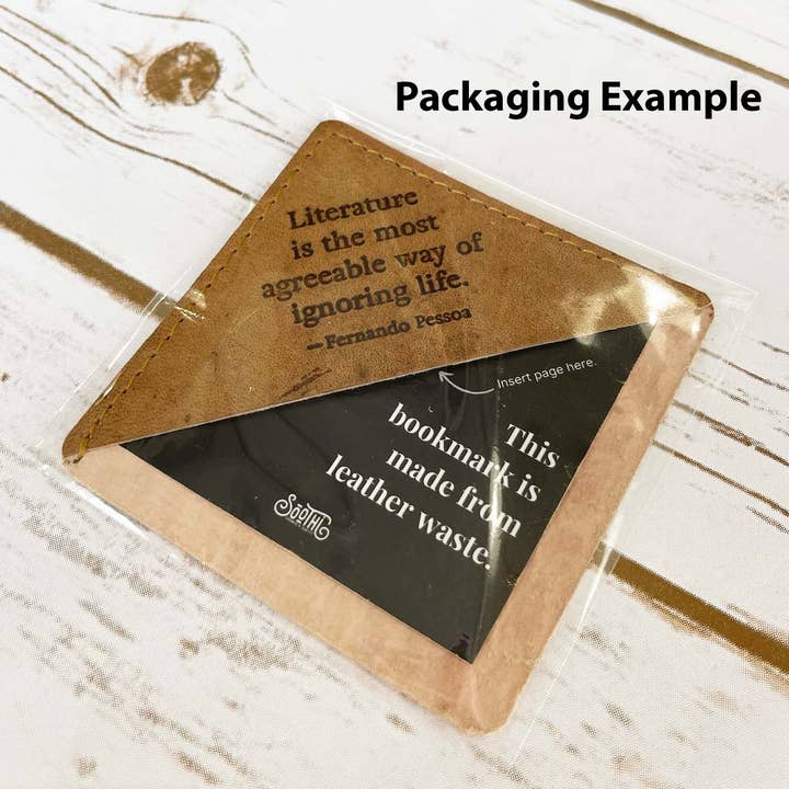 Soothi | Containers Of Creativity - Wholesale Bookmark - Square Leather Bookmarks14
