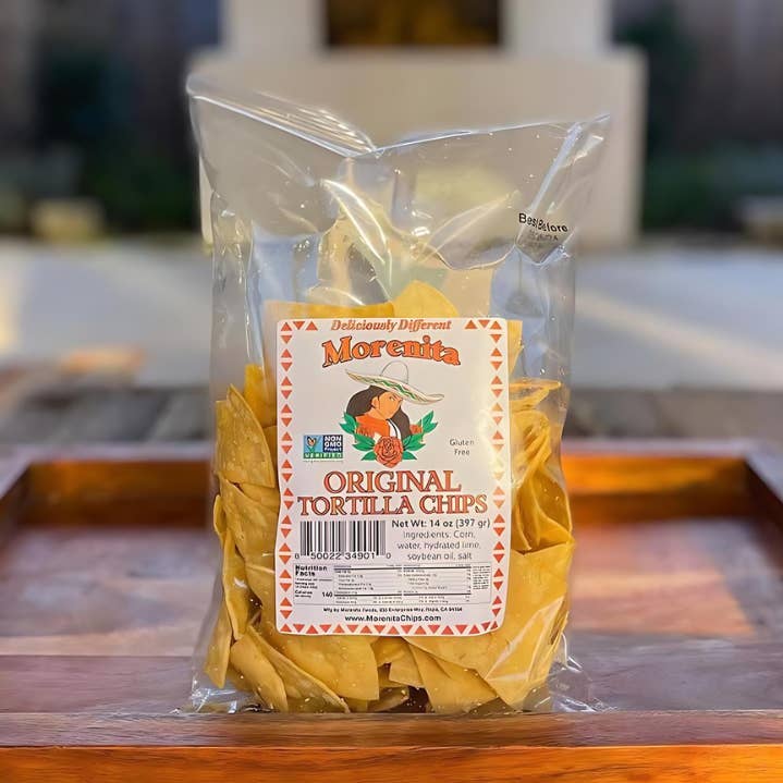 Classic Artisan Corn Tortilla Chips - Gluten Free for wholesale by Morenita Foods