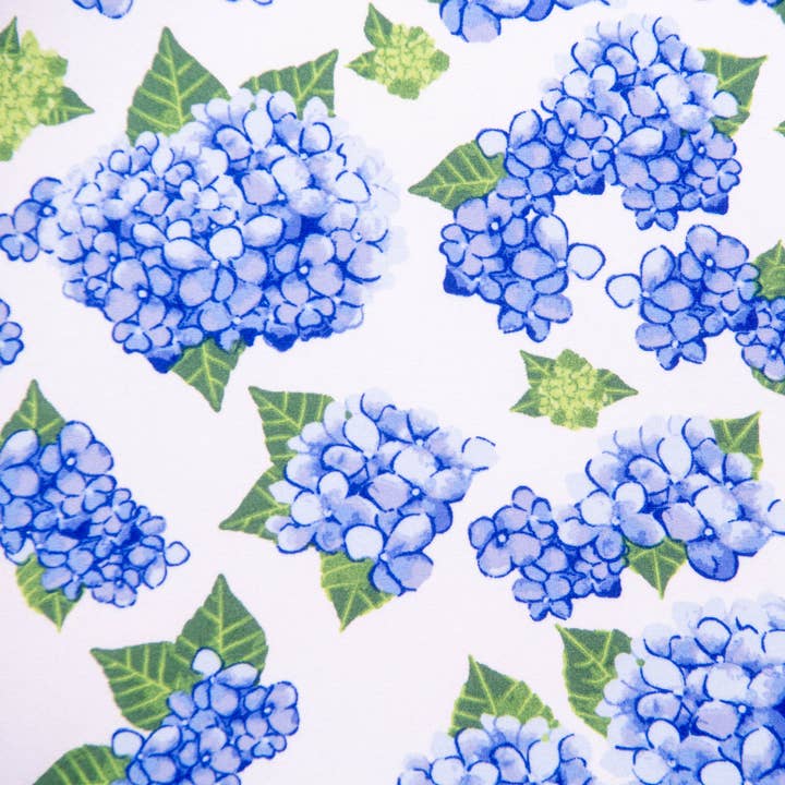 Amanda Blu - Wholesale Sleepwear Bottom - Women's - Blu Hydrangea Pajama Shorts | Blue Flower PJ Bottoms4