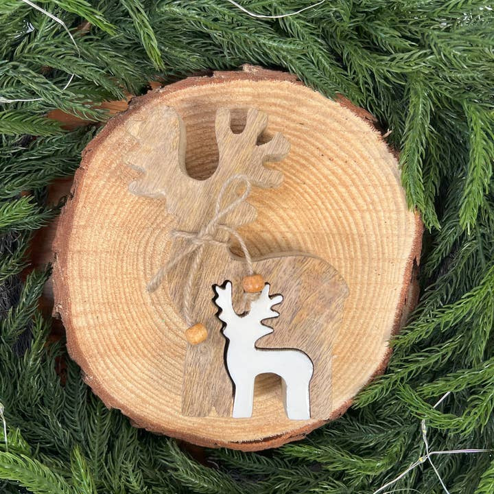 Your Heart's Content - Wholesale Decorative Tabletop Object - GIFT with PURCHASE Wooden Enamel Puzzle Holiday Decor