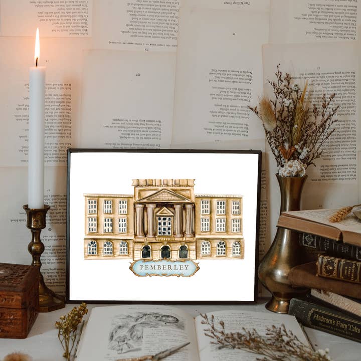 Fox and Wild - Wholesale Art Print - Pemberley Print. Pride and Prejudice