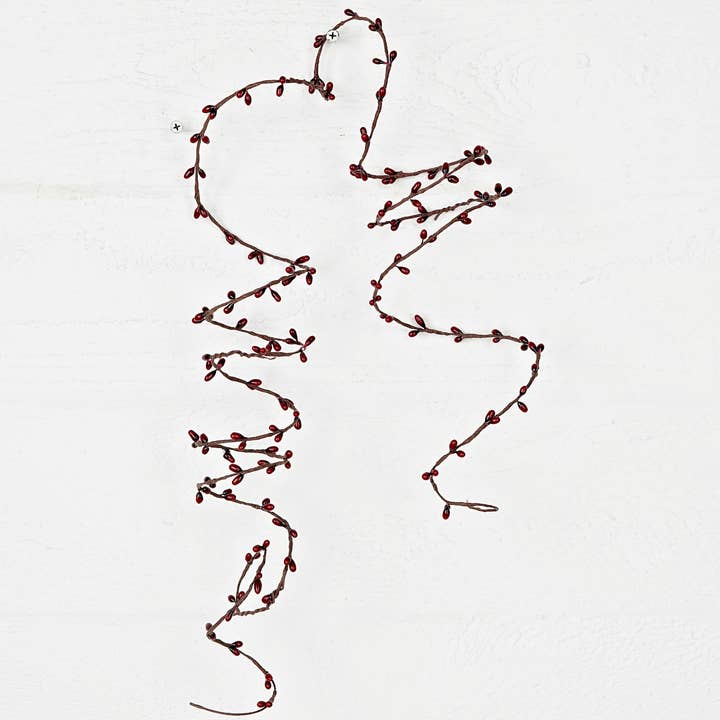 Impressive Enterprises, Inc. - Wholesale Bunting/Garland - ISB61010- 6ft Pip String-Burgundy-