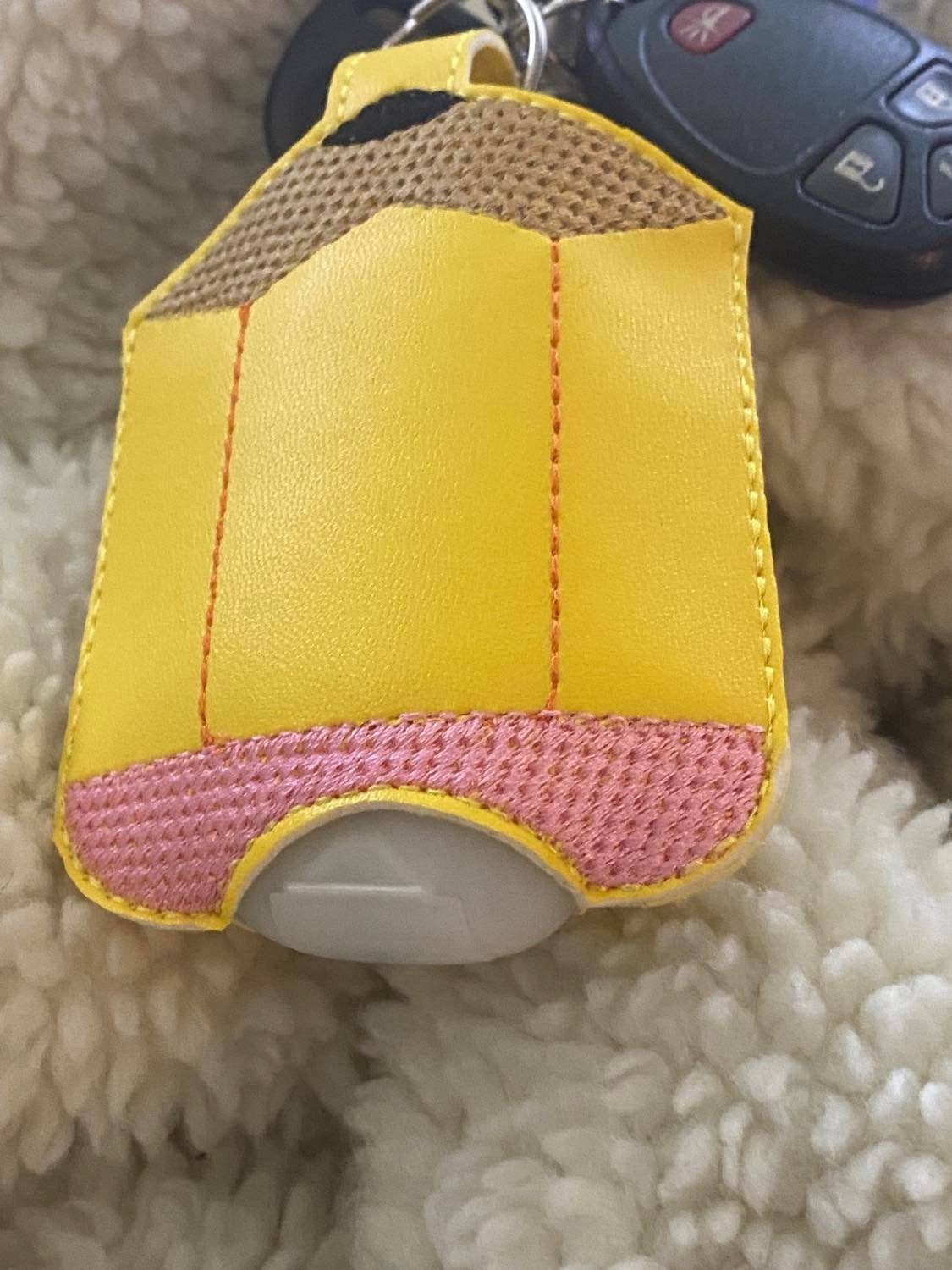 Woman Owned Small Batch Not on Amazon Handmade - Wholesale Keychain - Women's - Pencil Hand Sanitizer Key Chain, Hand Sanitizer Keeper, Hand Sanitizer Clip, Hand Sanitizer Keychain, Pencil Sanitizer Holder1