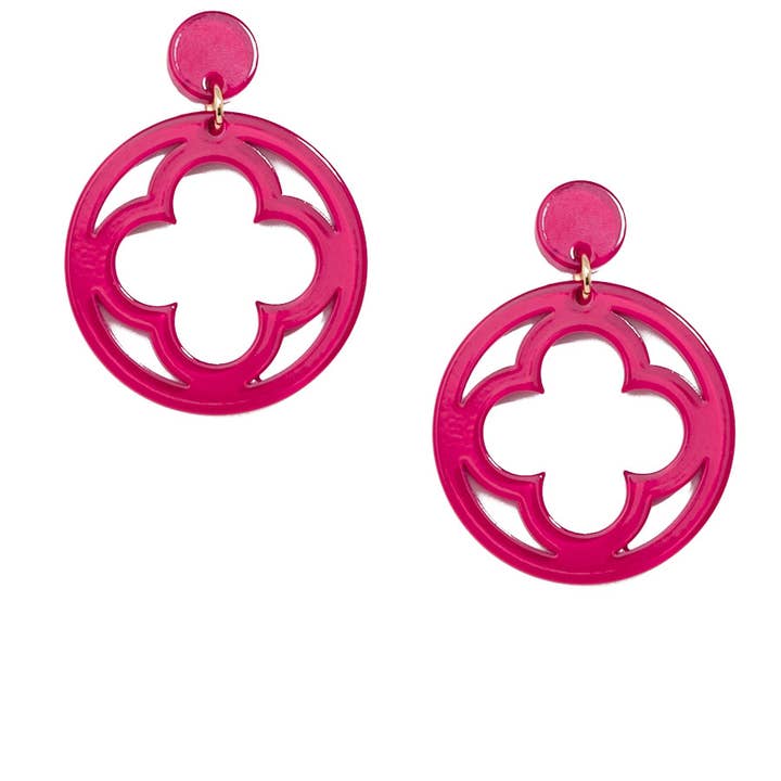 ZENZII Jewelry - Wholesale Dangle Earrings - Open Clover Drop Earring29