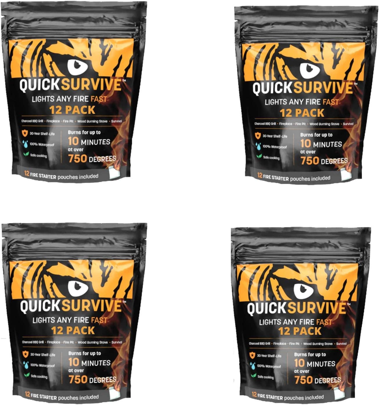 Innovarix - Wholesale Fire Pit - All-Purpose Waterproof Fire Starters 12pack9