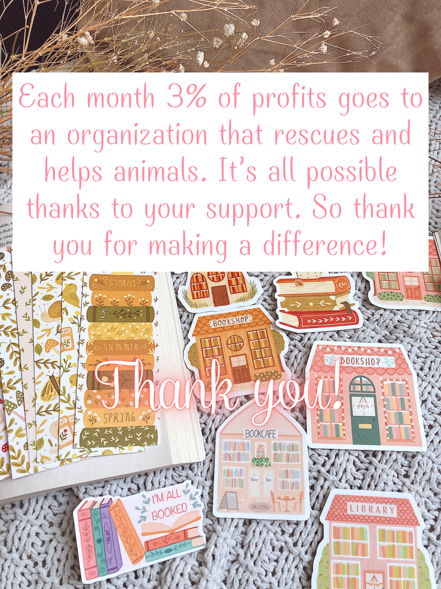 Tales and Pages Shop - Wholesale Bookmark - Romance Bookstack Bookmark4