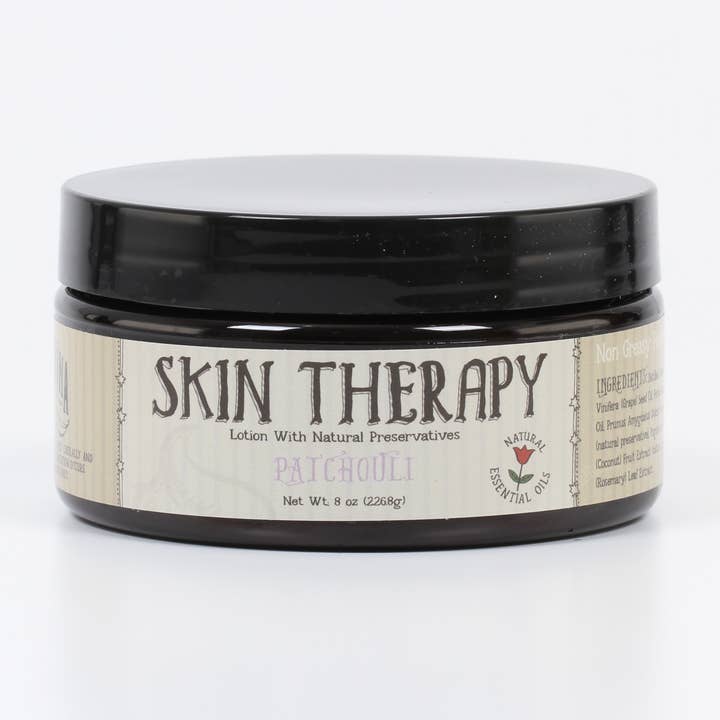 Patchouli Skin Therapy Lotion 8 oz for wholesale by Varina Soap