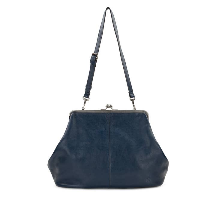 Serafina Large Frame Bag - Rugged Natural Grain for wholesale by Patricia Nash