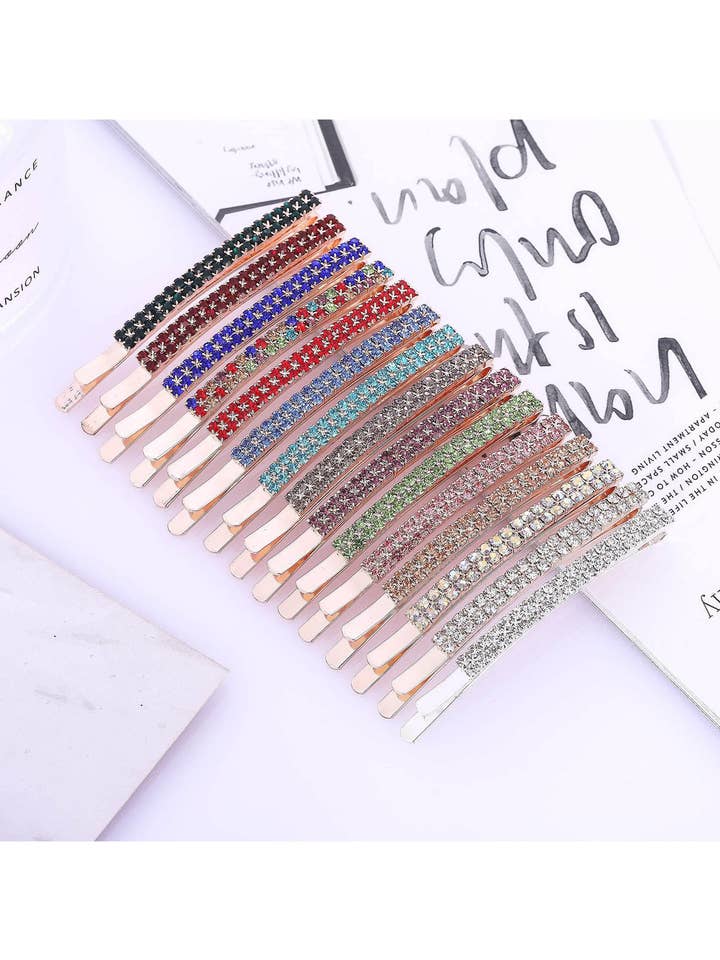 Rhinestone Alloy Hair Clip Set L3512 for wholesale by Ole