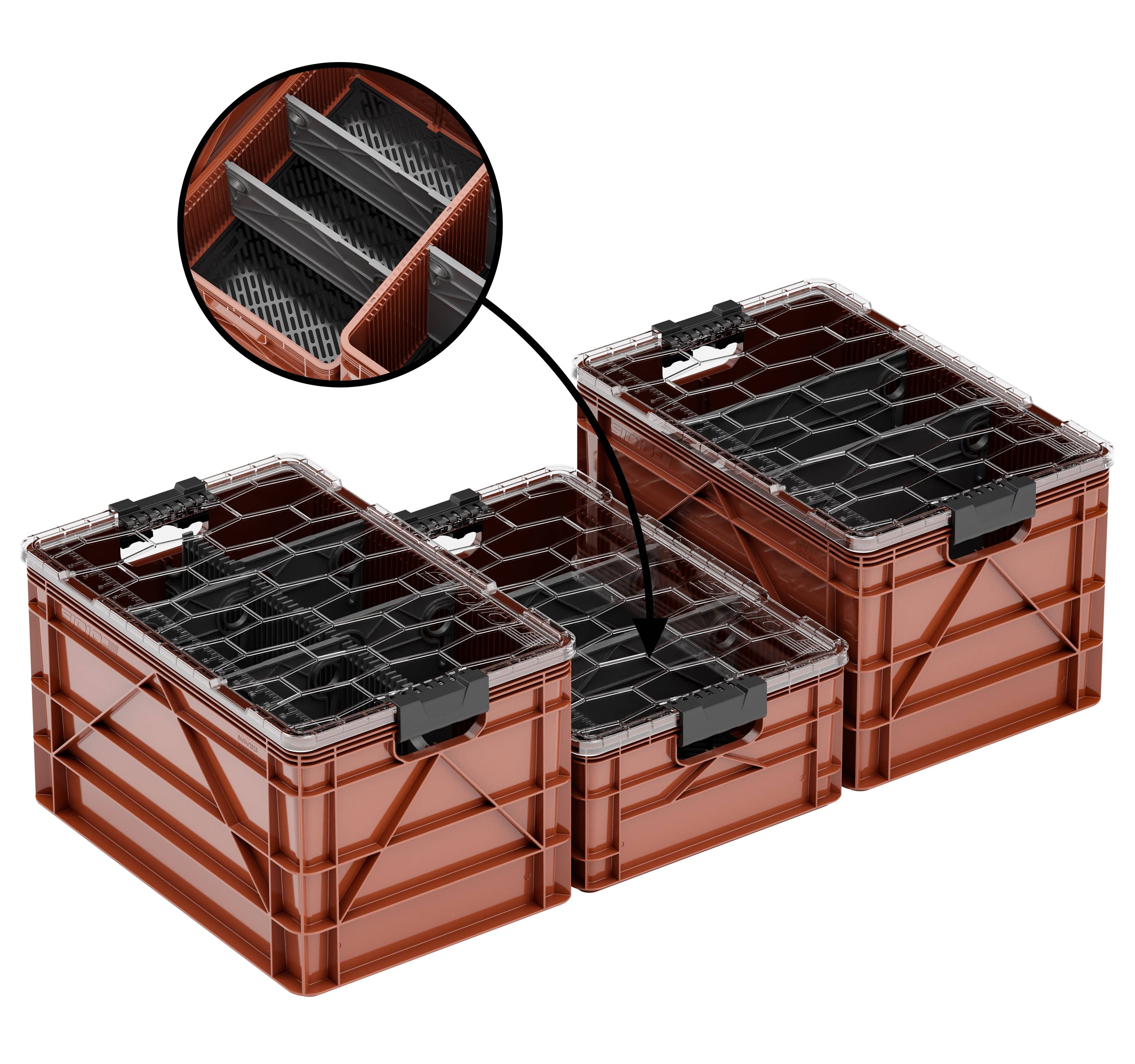 SIDIO - Venta al por mayor Cesta/caja de almacenamiento - Paquete PRO 2.07