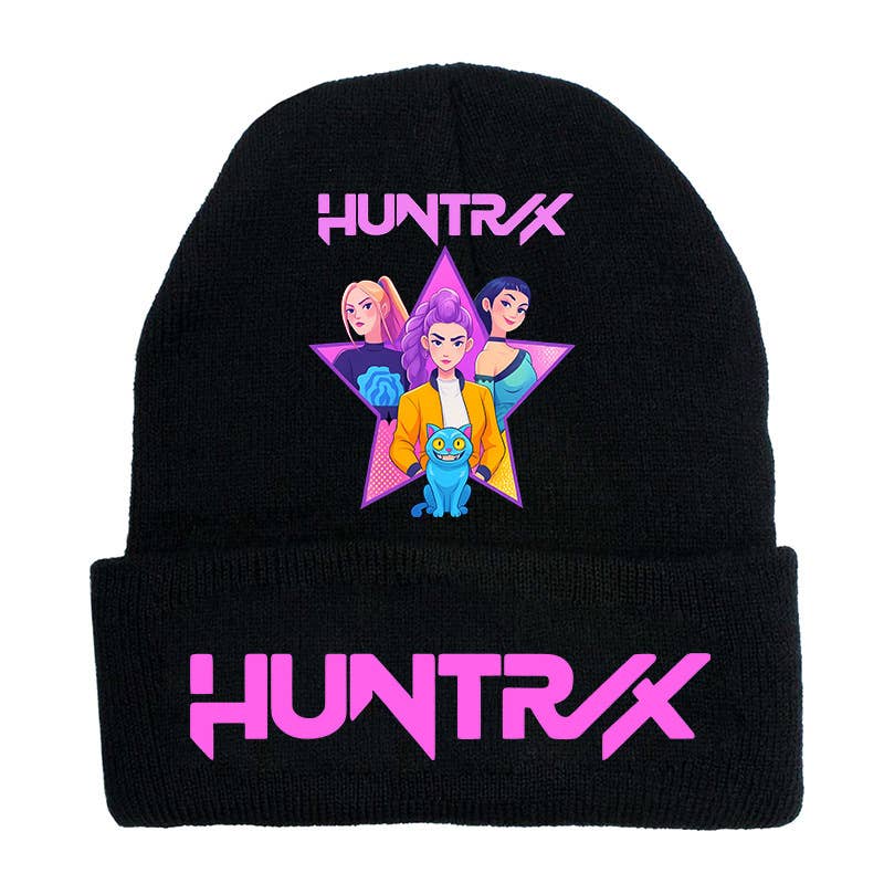 Lilyrosy（Duty free) - Wholesale Beanie - Kids - K-POP Demon Hunters Custom Knit Beanie,Adult & Kids Friendly6
