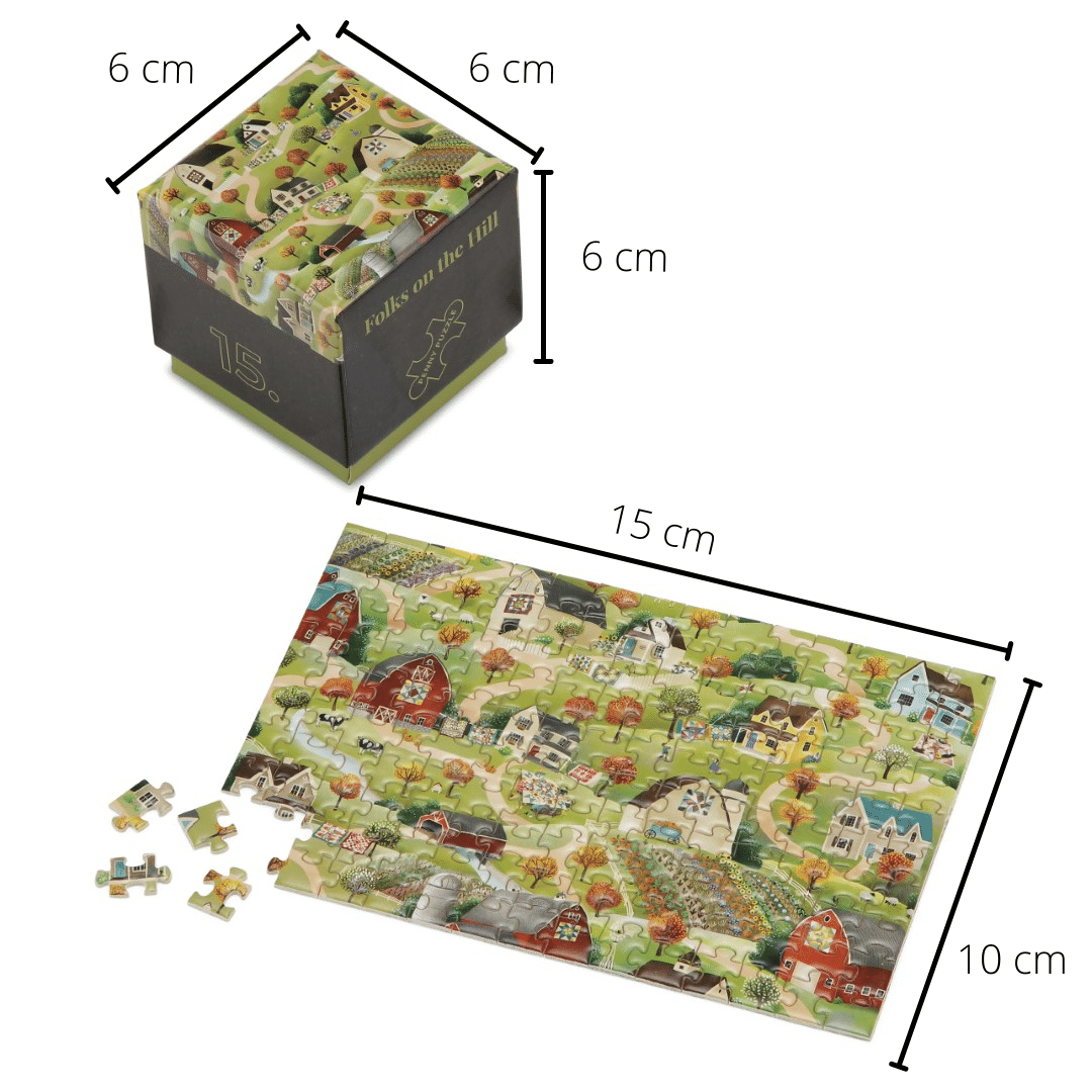 Penny Puzzle - Wholesale Puzzle - Adult - Folks on the Hill 150 pcs cute minipuzzle from Penny Puzzle2