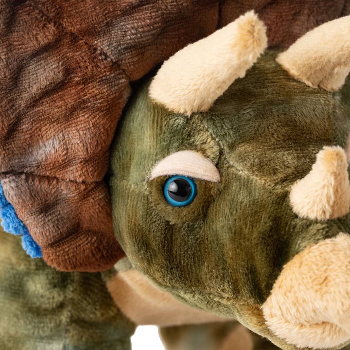 The Petting Zoo - Wholesale Stuffed/Plush Toy - Kids & Baby - 16" (41cm) Triceratops Dinosaur Medium2