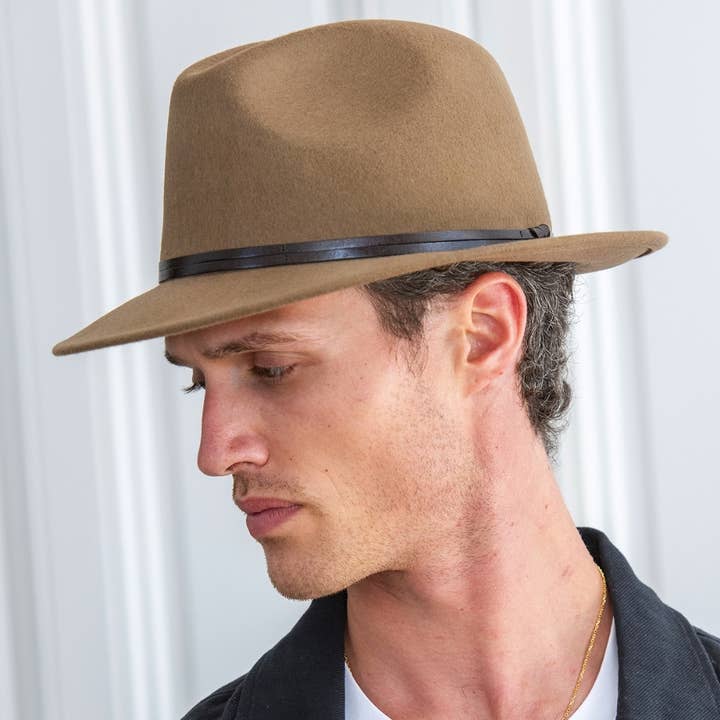 TRAVAUX EN COURS... - Wholesale Fedora - Women's - FELT HAT - leather band, sewn brim9