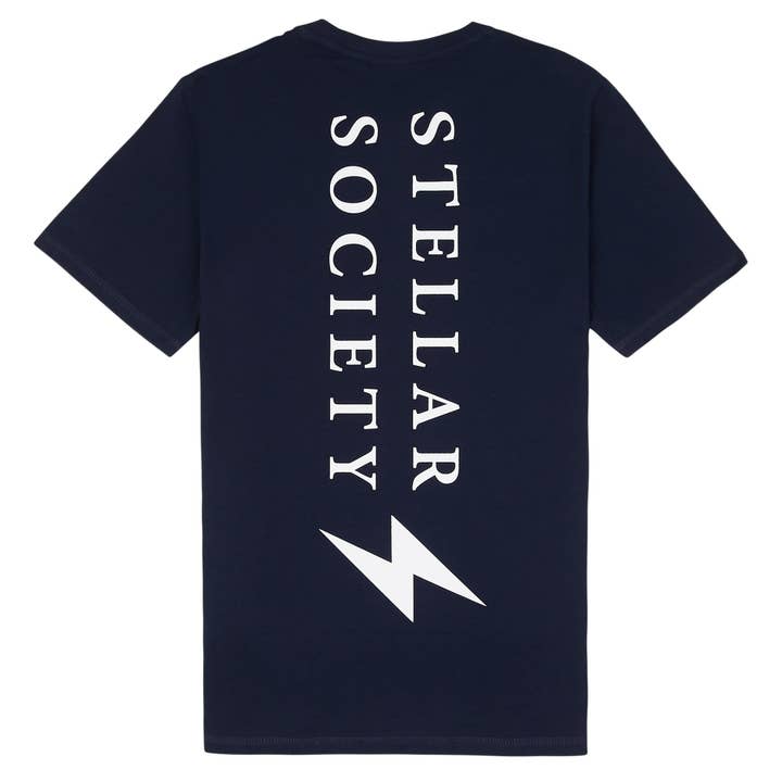 T-shirt classica - Navy per la vendita all'ingrosso da parte di Stellar Society