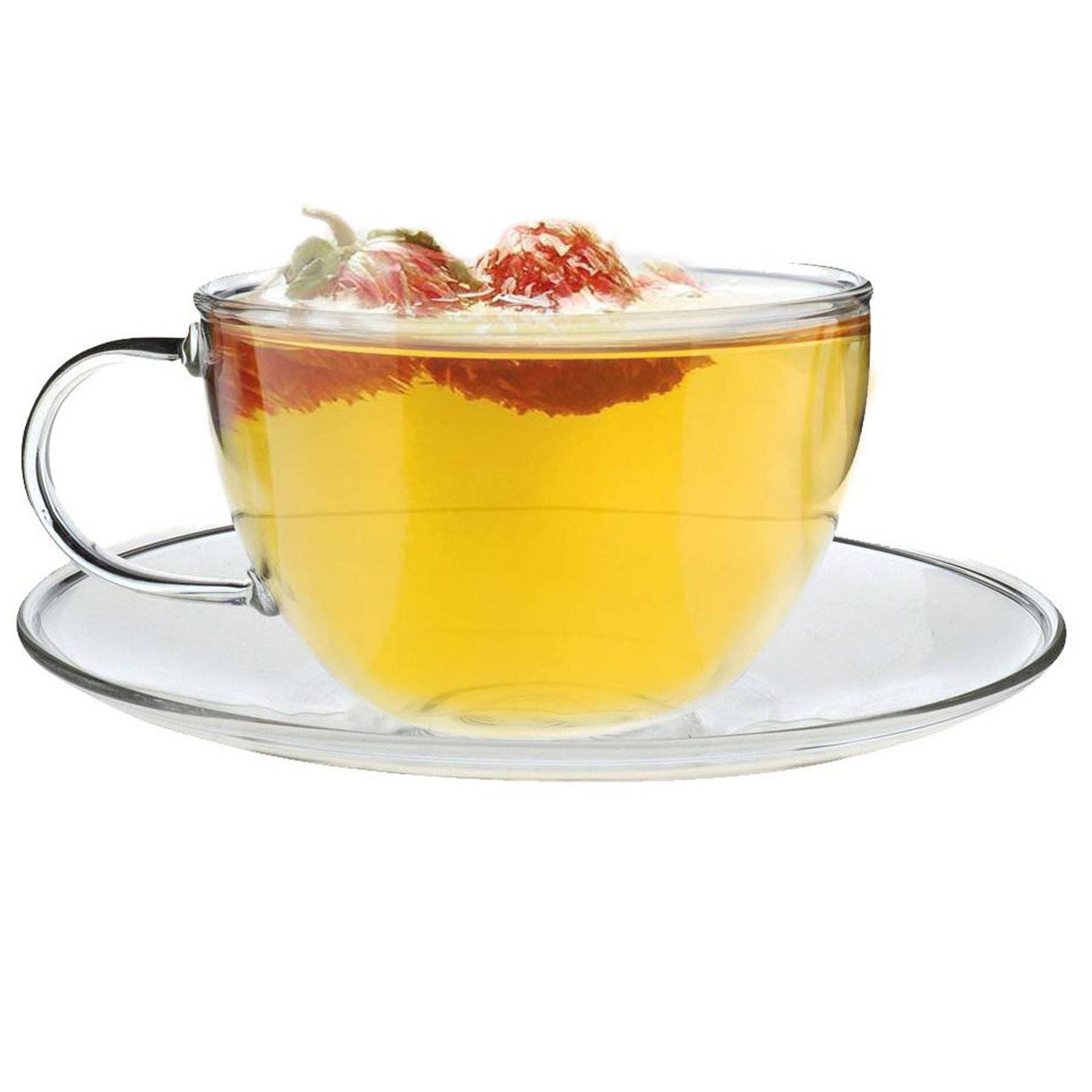Rinkit Ltd - Wholesale Coffee/Tea Cup - Argon Tableware Maximus Glass Cup and Saucer3