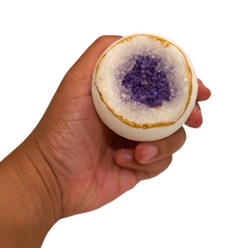 SNB Luxury Bath Products - Wholesale Bath bomb/fizz - Pick Your Color & Scent | Assorted Geode Bath Bombs | 4oz 5