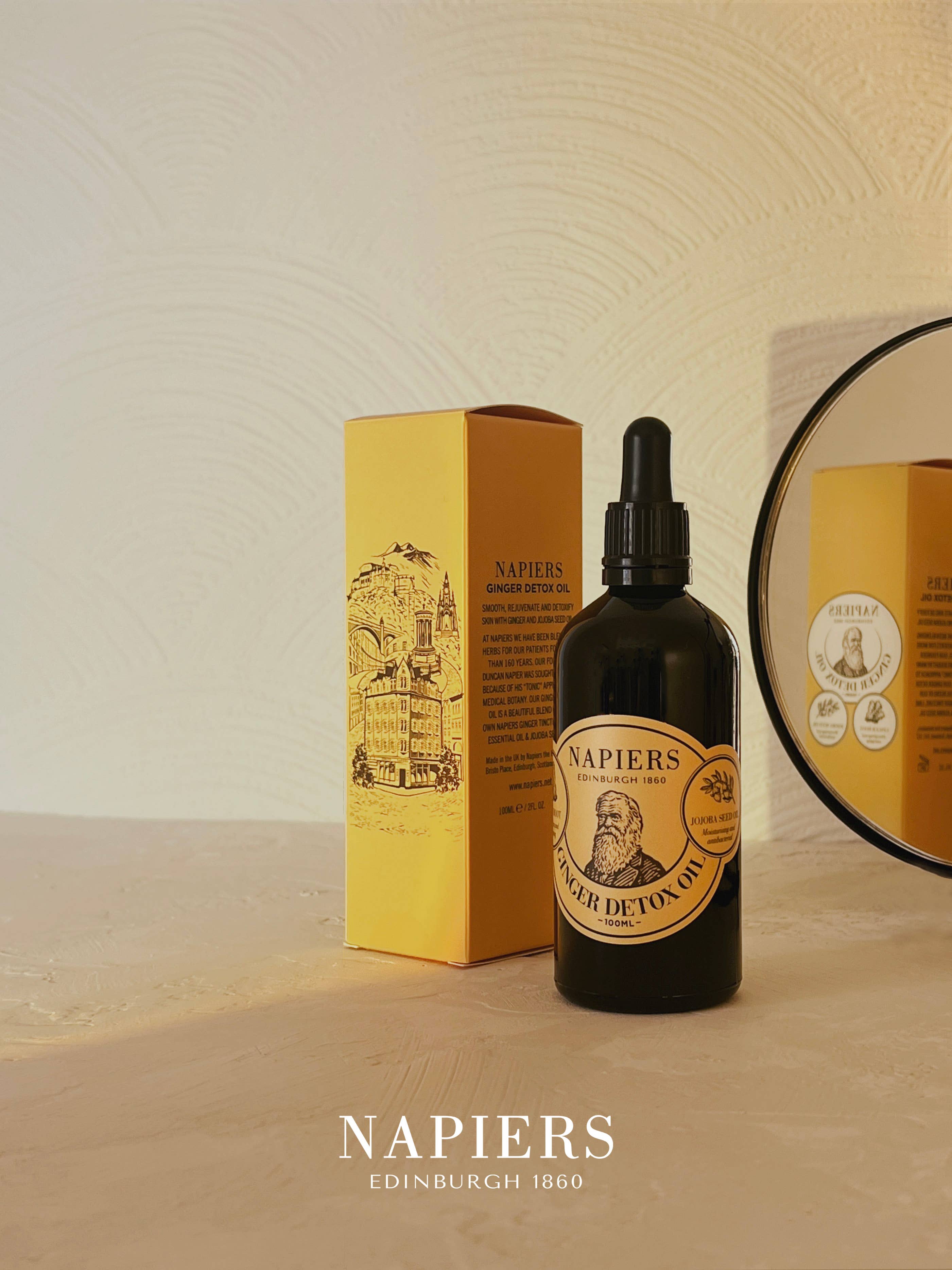 Napiers – wholesale Bath/body oil – Napiers Ginger Detox Oil4