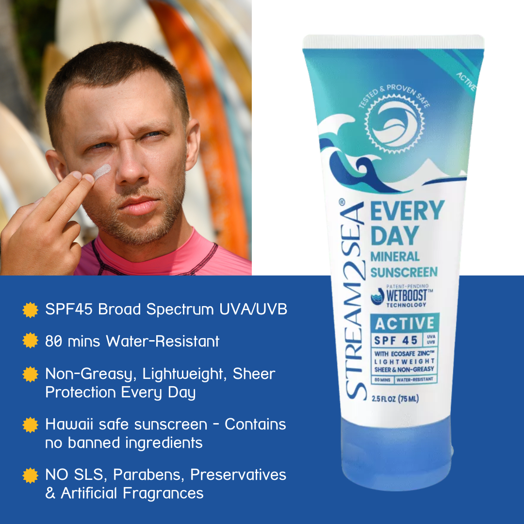 Stream 2 Sea – wholesale Sunscreen – Every Day Sunscreen SPF 45 - Active7