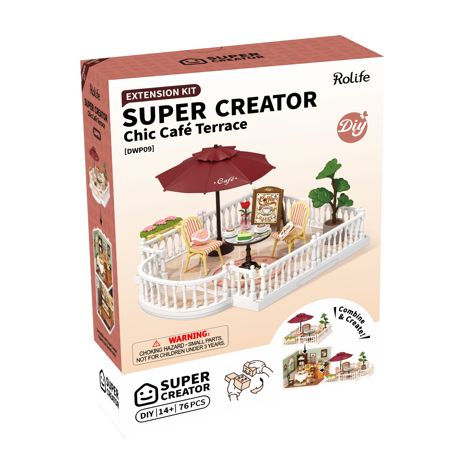 Robotime - Wholesale DIY Craft Kit - DWP09 Chic Café Terrace0