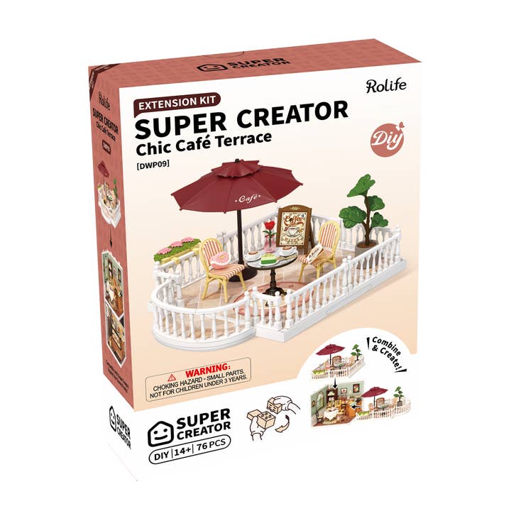 Robotime - Wholesale DIY Craft Kit - Chic Café Terrace0