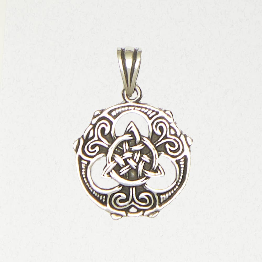 Nirvana LLC - Wholesale Individual Charm/Pendant - Celtic Pewter Pendant Necklace - Celtic Weave