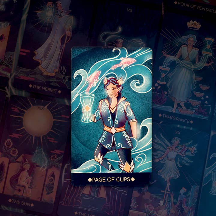 LA MUCI DESIGN – Engroshandel Tarotkort – Fantôme tarotkort – AR-forstærket sæt med 78 kort9