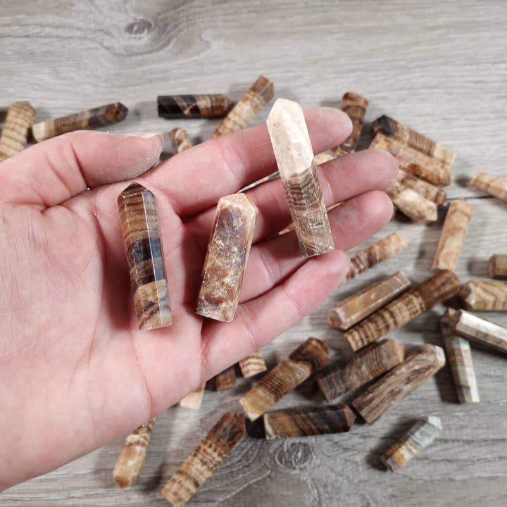 Keystone Crystals - Wholesale Spiritual Stone/Crystal - Small Gemstone Obelisk Points for Wire Wrapping or Gridding11