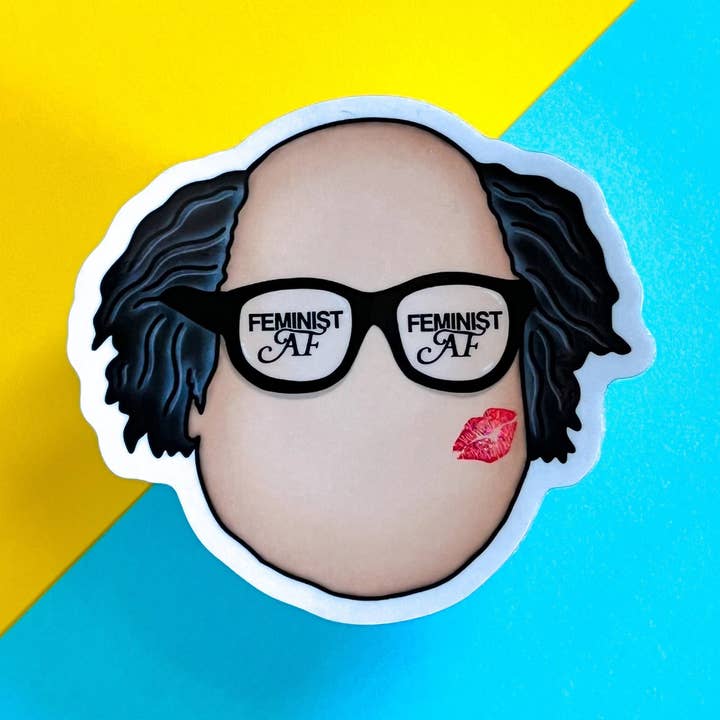 Feminist Frank Reynolds It's Always Sunny Inspired Sticker for wholesale by TallMade