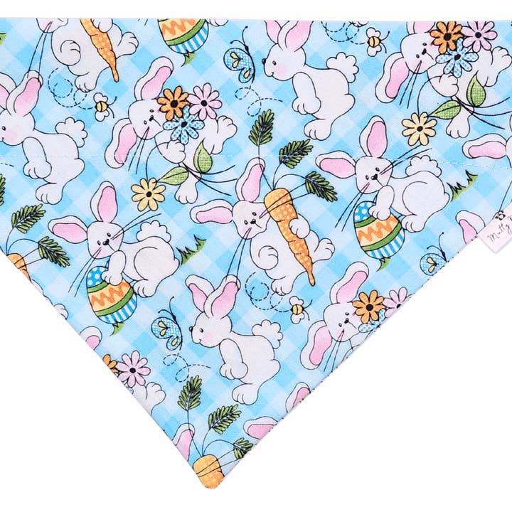 Hop to It Pet Bandana for wholesale by Mutty Mornings