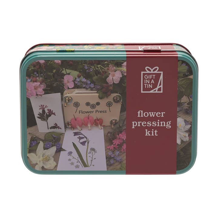 **MULTI 6** Apples To Pears Gifts For Grown Ups Flower Pressing Kit Tin for wholesale by WIDDOP and Co. US