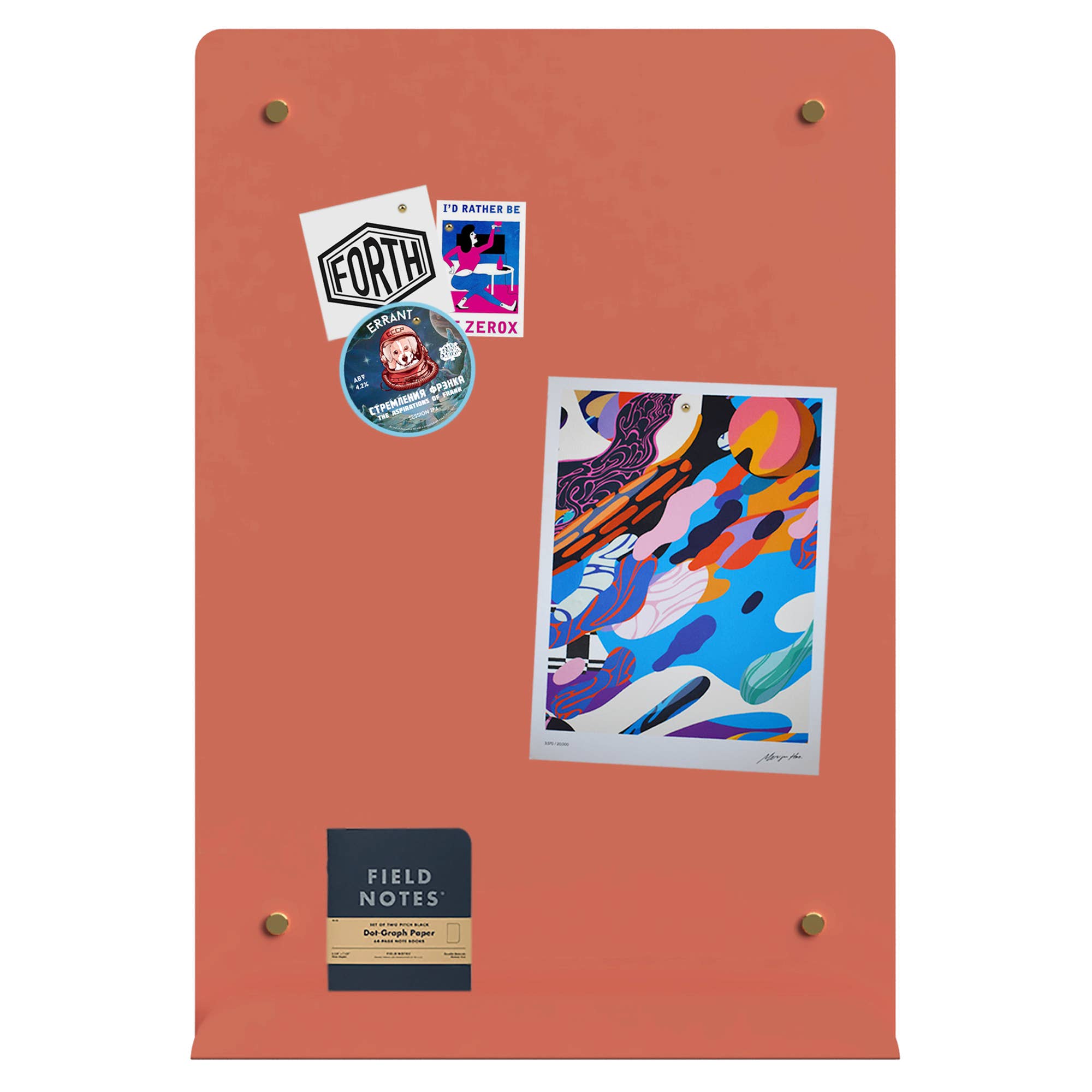 Psalt Design - Wholesale Magnet Board - Myosotis Portrait Notice Board6