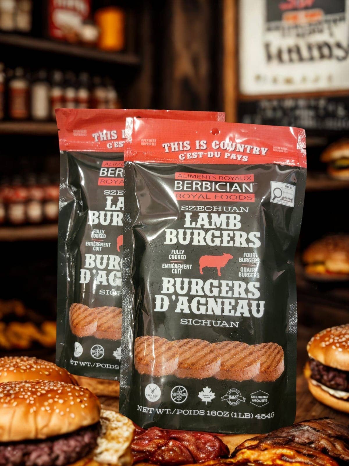 Berbician Canada - Wholesale Jerky - Lamb Burger1