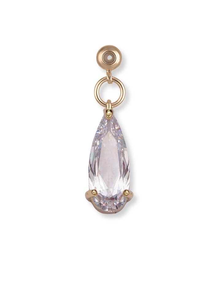 Vintage Teardrop Grip Charm for wholesale by Kinsey Designs