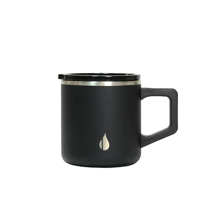 Elemental - Wholesale Insulated Mug/Tumbler - Summit Mug - 12oz Black Stainless Steel