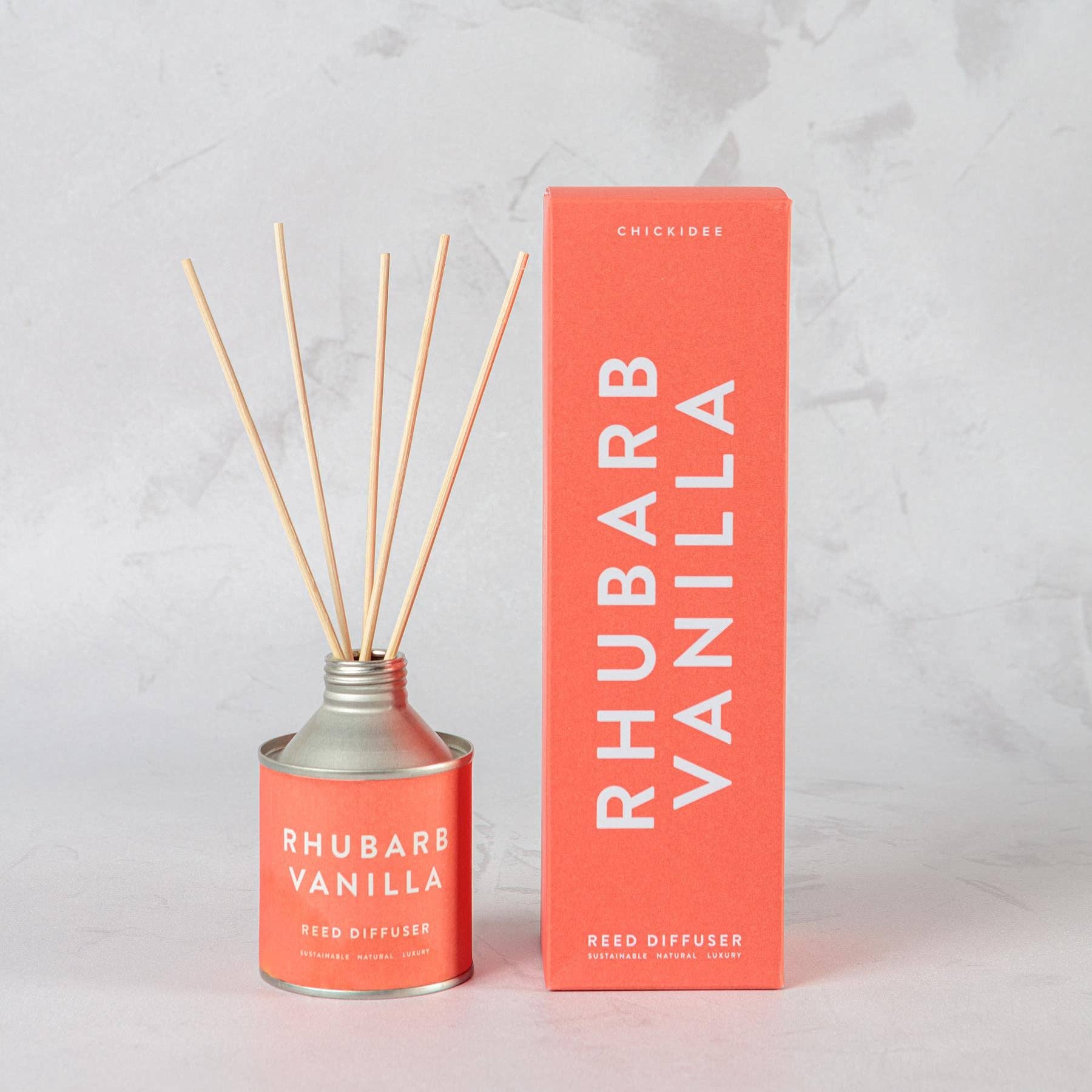 Chickidee - Wholesale Reed Diffuser - Rhubarb Vanilla Conscious Reed Diffuser