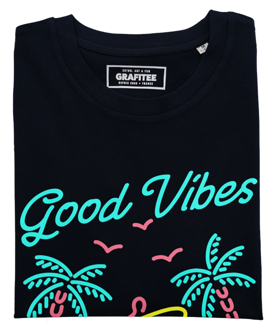 Grafitee – wholesale T-shirts med screentryck – Unisex – Good Surfing Vibes T-shirt - Sommar T-shirt för surfare1