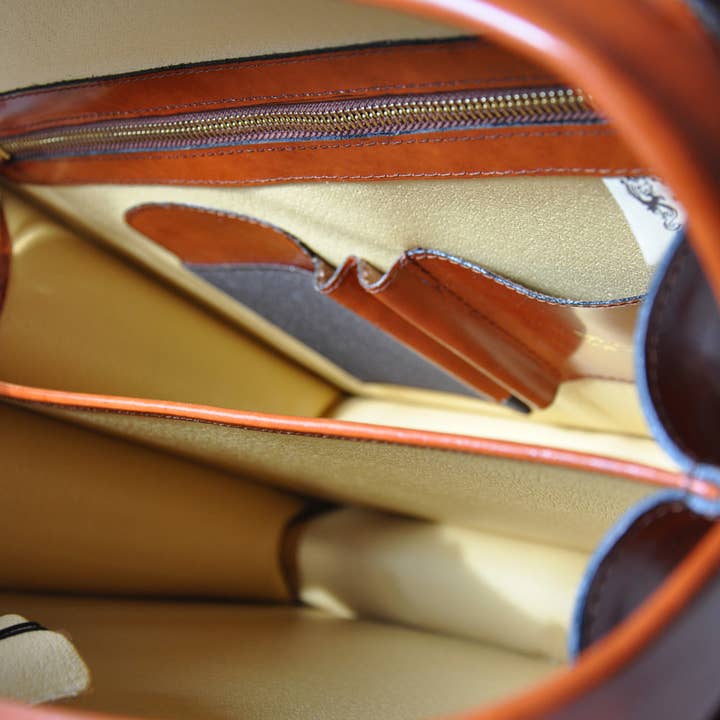 Pratesi - Wholesale Briefcase - Unisex - Pratesi Brunelleschi Medium Briefcase In Cow Leather3