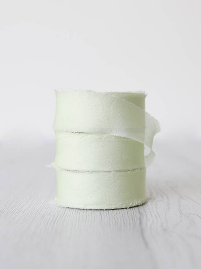 DHG - Wholesale Ribbon - Gift Wrapping - Chiffon 6 Silk Ribbon, 2.5 cm wide - 17m - Solid42