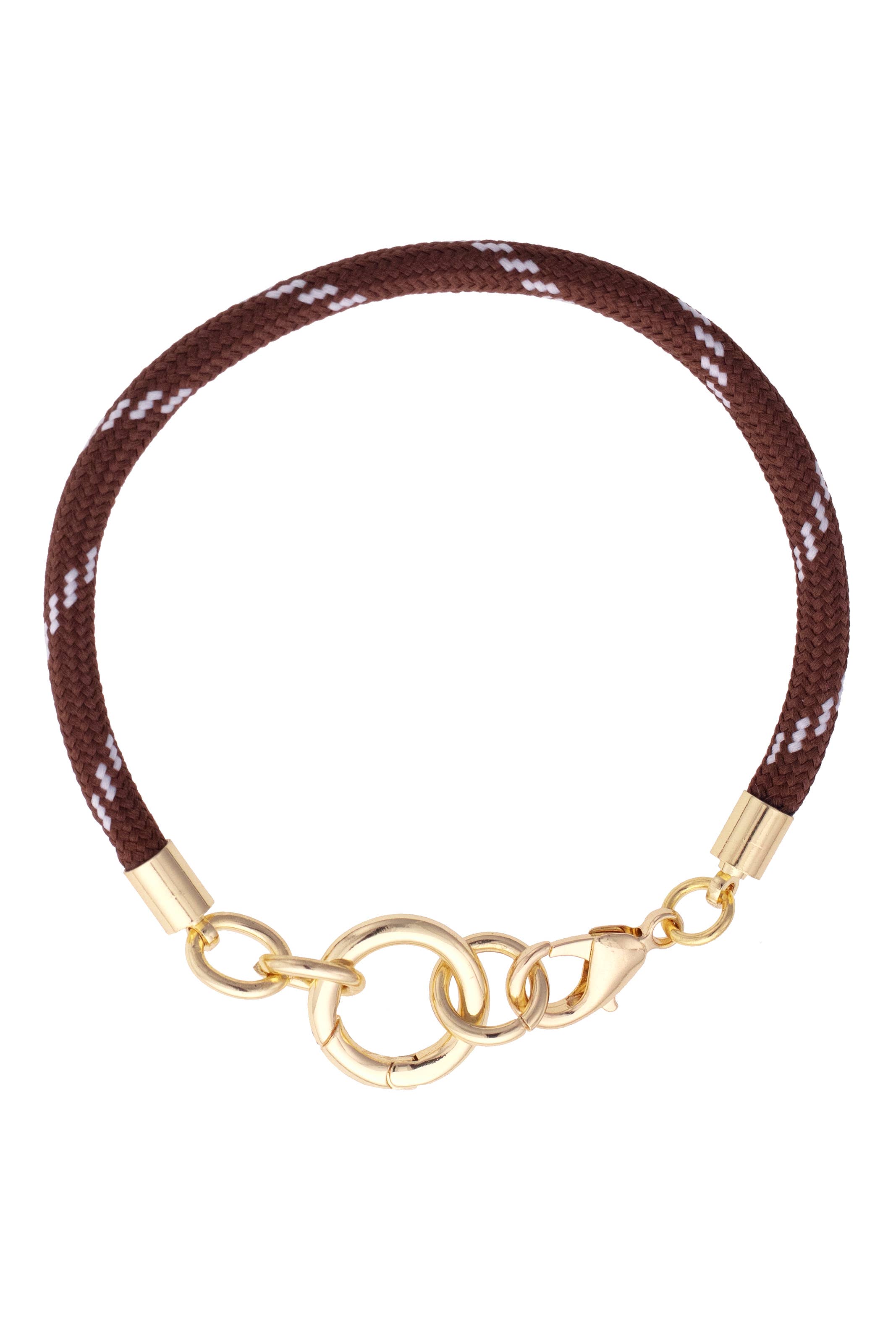 Canvas Style - Wholesale Woven/Braided Bracelet - Goldie Paracord Charm Bracelet Base3