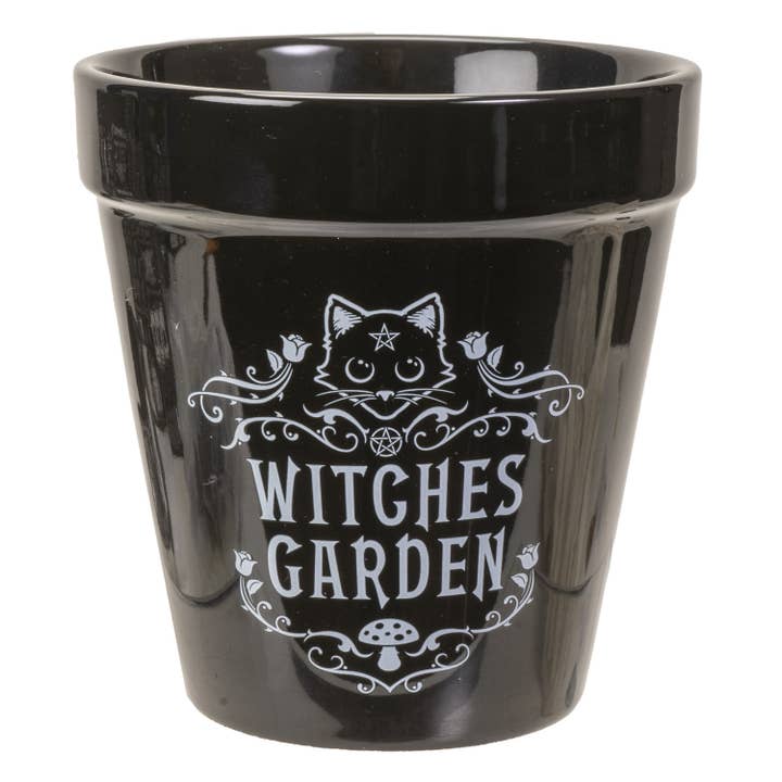 Pacific Trading - Wholesale Plant Pot - 15217 Witches Garden Planter Halloween Decor