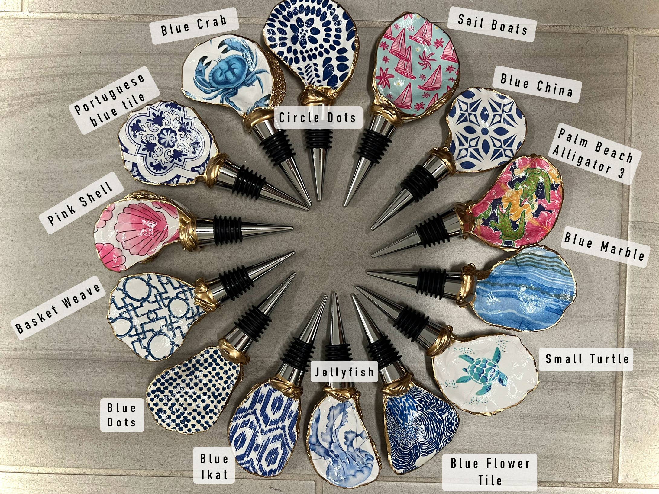 Ten Twenty Six Designs - Wholesale Wine Stopper - Oyster Wine Stopper3