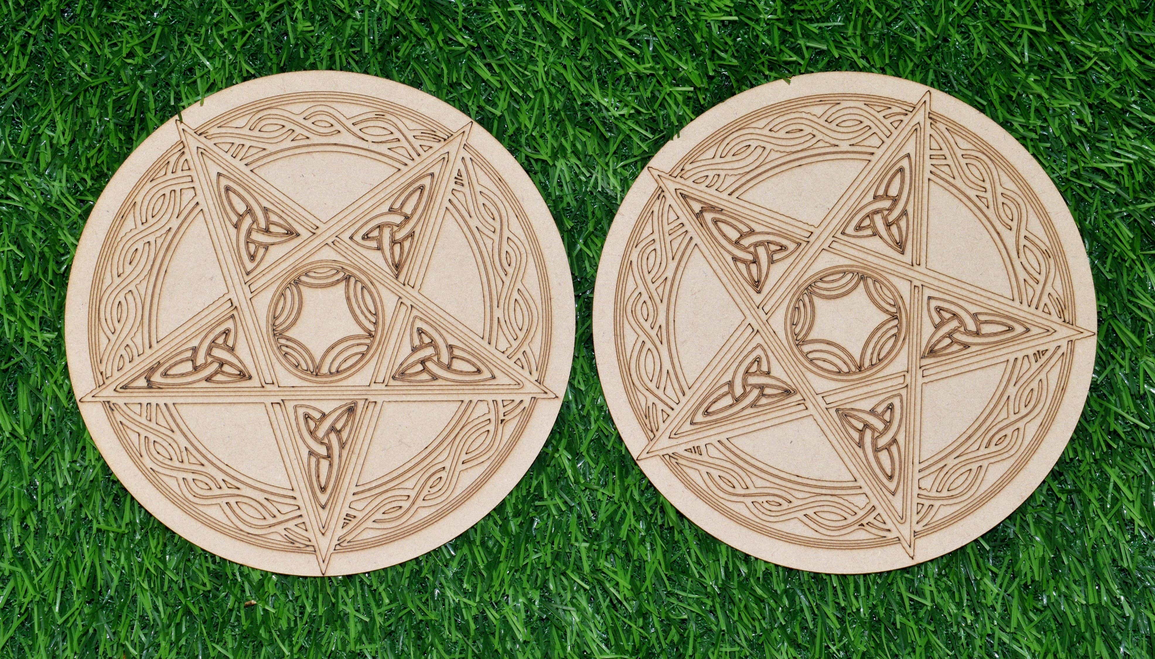 Soothing Crystals - Wholesale Meditation Supplies - 6" Dowsing Pendulum Board | Dowsing Board | Grid Board7